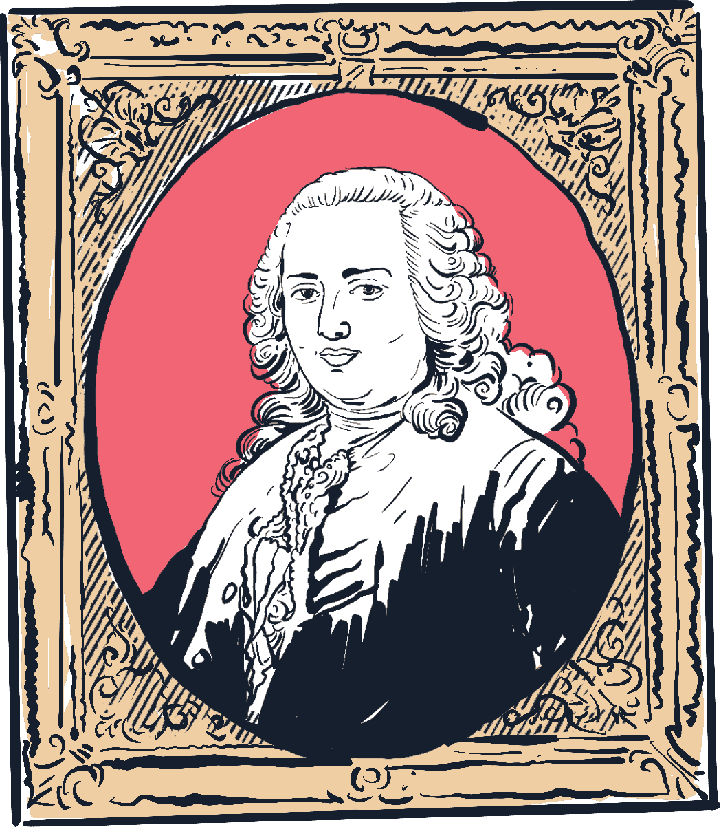 portrait dessiné de Turgot