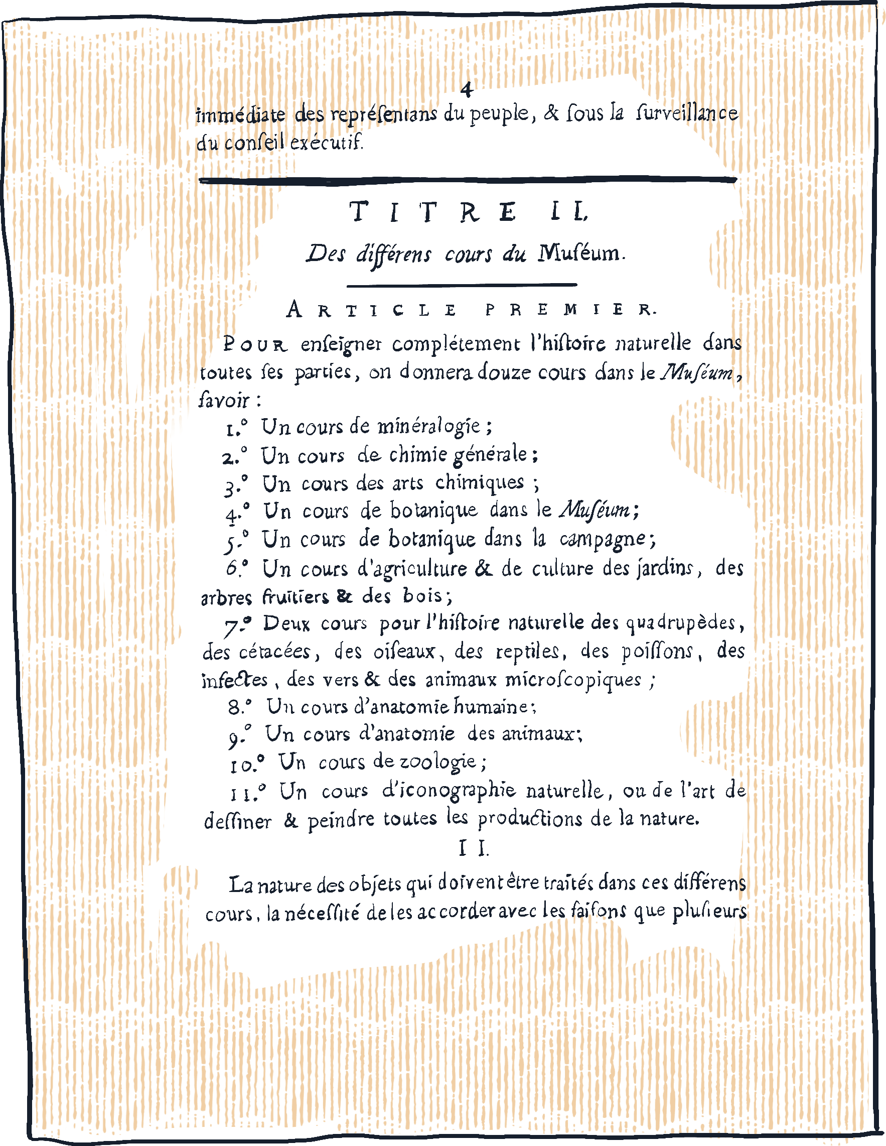 extrait numéro 2 du Décret de la Convention nationale du 10 juin 1793
